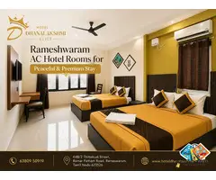 Hotel Dhanalakshmi Elite – Comfortable AC Hotel Rooms in Rameswaram