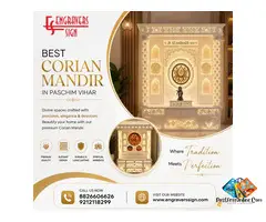Best Corian Mandir in Paschim Vihar for Modern Homes