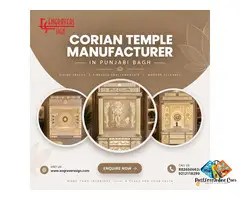 Corian Temple Manufacturer in Punjabi Bagh for Customized Designs