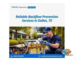 Reliable Backflow Prevention Services in Dallas, TX