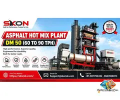 Asphalt Hot Mix Plant DM 50 (60 to 90 TPH)