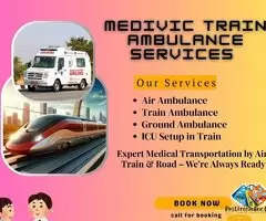 Medivic in Delhi provides reliable for the safe transportation of patients in its ambulances / 1