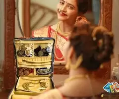Compact Jewellery Organiser Pouch- Handcrafted In India / 3