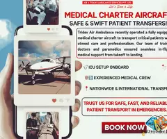 Sky-High Tridev Air Ambulance Services In Ranchi: Nobody Can Ignore / 1