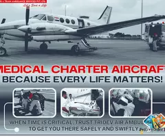 Get Hospitalization: Tridev Air Ambulance Services in Chennai: Move Is Very Simple / 1