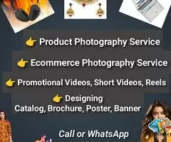 Product Photography, Ecommerce Photography, Promotional Video, Reels, Graphics Design / 1
