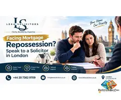 Facing Mortgage Repossession? Speak to a Solicitor in London