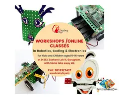 Brainy Toys Hands-On Workshops for Kids! (Online/Offline) Aged 5-16 years