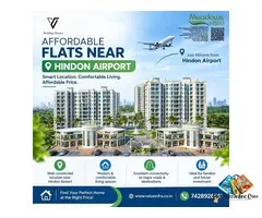 Affordable Flats Near Hindon Airport for Comfortable Living
