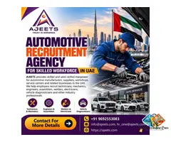 Automotive Recruitment Agency for Skilled Workforce in UAE