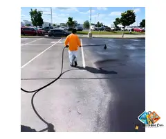 Sealcoating Services Columbus Ohio for Driveways and Parking Lots