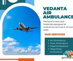 Trusted Air Ambulance with Perfect Medical System from Patna / 1