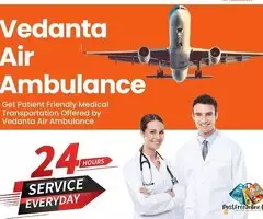 Choose Advanced Air Ambulance with a Trained Medical Team in Patna / 1