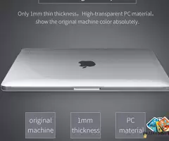 Invisible Hard Shell Case for MacBook Pro 15" (All Retina Display Models) - Crystal Clear / 6