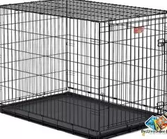 Pet Cage Double Door Heavy Duty Folding Metal Cage Removal Tray for Small Size Dogs and Puppies, Cat / 4