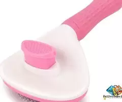 Self Cleaning Slicker Brush, Pet Grooming Shedding Brush for Dogs and Cats - Easy to Remove Loose Un / 6