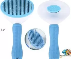 Self Cleaning Slicker Brush, Pet Grooming Shedding Brush for Dogs and Cats - Easy to Remove Loose Un / 8