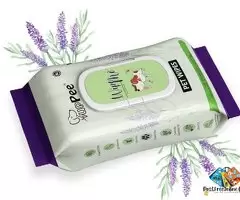 PUPPEE Wipe ME 100% Biodegradable 96 Count (Pack of 2) Wet Wipes for Dogs, Cats & All Pets | Lav