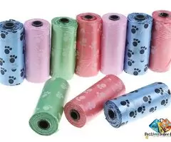 8 Roll Dog Poop Bags Extra Thick and Strong | Leak Proof Poop Bags for Dogs | Plastic Waste Pick Up / 6