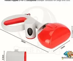 Portable Poop Scooper with Poop Bags for Dogs, Valuable Package for Pick Up Pets Waste (Color May Va / 2