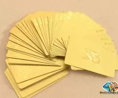 24 K Gold Plated Poker Playing Cards (Golden),Pack of 1 / 10