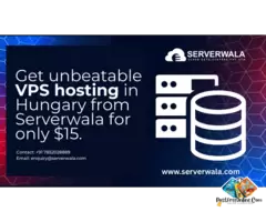 Get unbeatable VPS hosting in Hungary from Serverwala for only $15. / 1