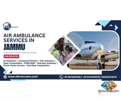 24/7 Emergency Air Ambulance Service in Jammu with ICU and Medical Experts. / 1
