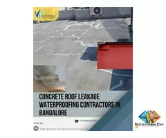 Concrete Roof Leakage Waterproofing Contractors in Bangalore / 1